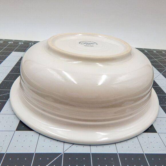 Fiesta White Nappy 8-1/2 Inch Bowl Vegetable Serving Fiestaware HLC USA - Picture 8 of 13